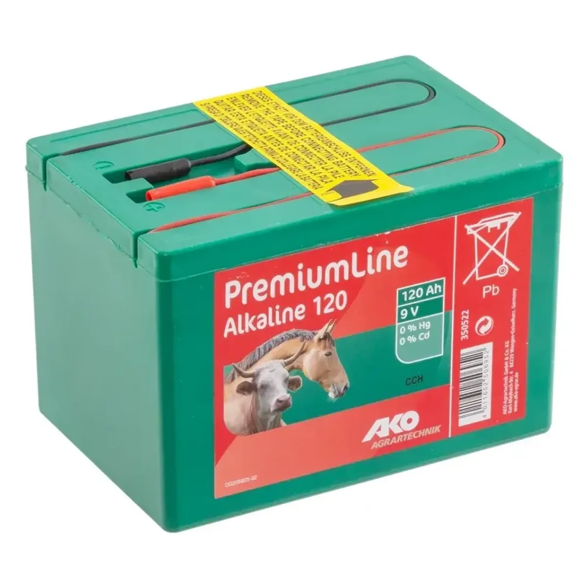 Baterie uscată 9 V, 120 Ah, pentru aparat gard electric