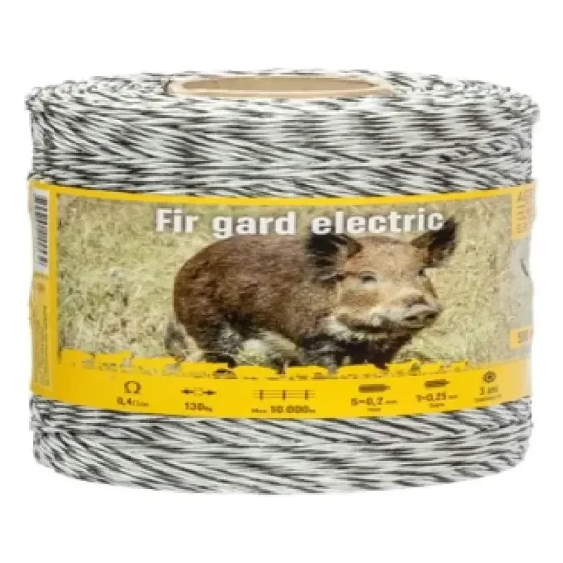Fir gard electric 1000 m, 130 kg, 0,4 Ω/m